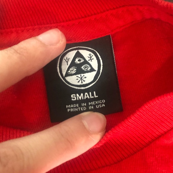 Red T-Shirt with Symbols - Picture 6 of 6